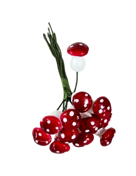 Mazzetto con 12 funghi per statue da 30 cm