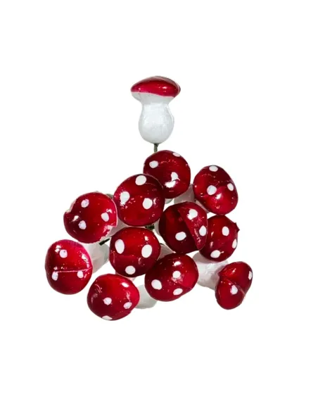 Mazzetto con 12 funghi per statue da 30 cm