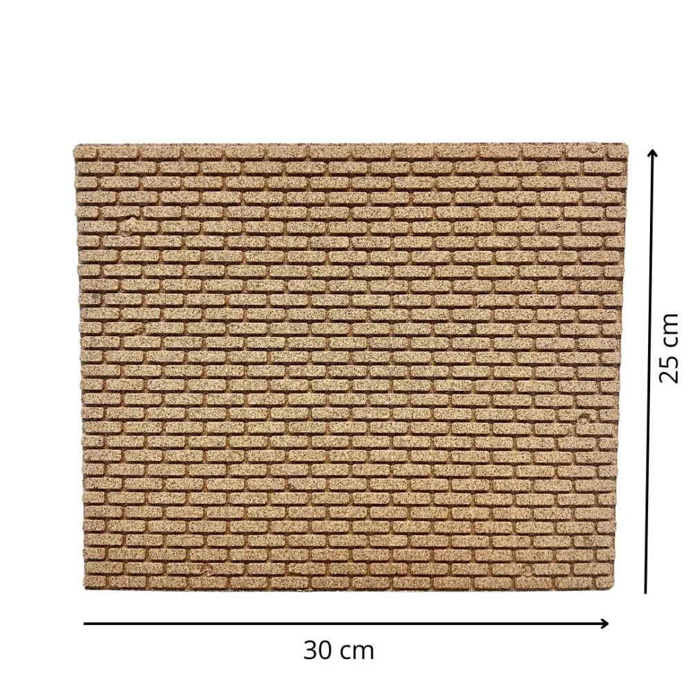 Brick-Pattern Cork Panel