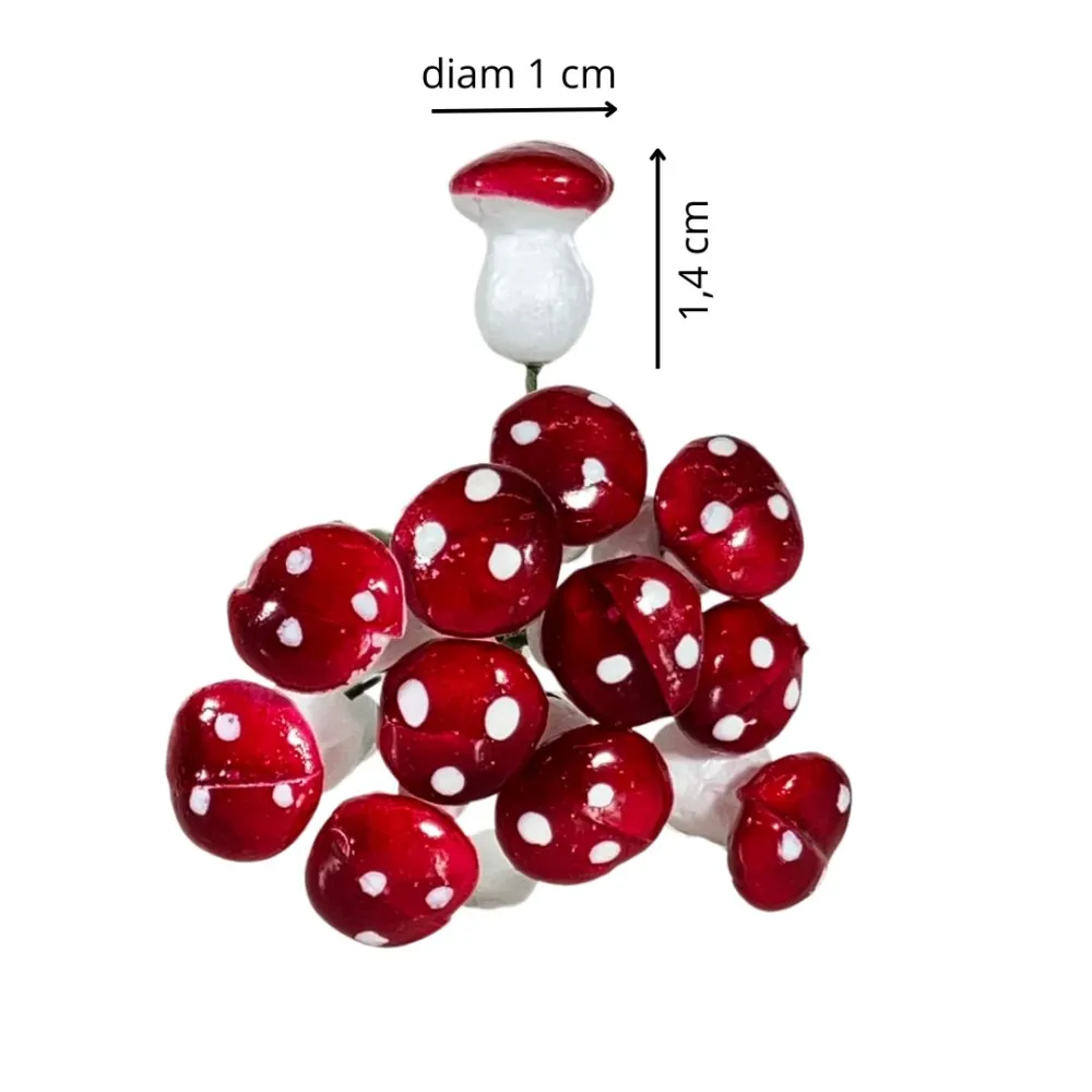 Bundle of Polystyrene Mushrooms for 30 cm Nativity Figures