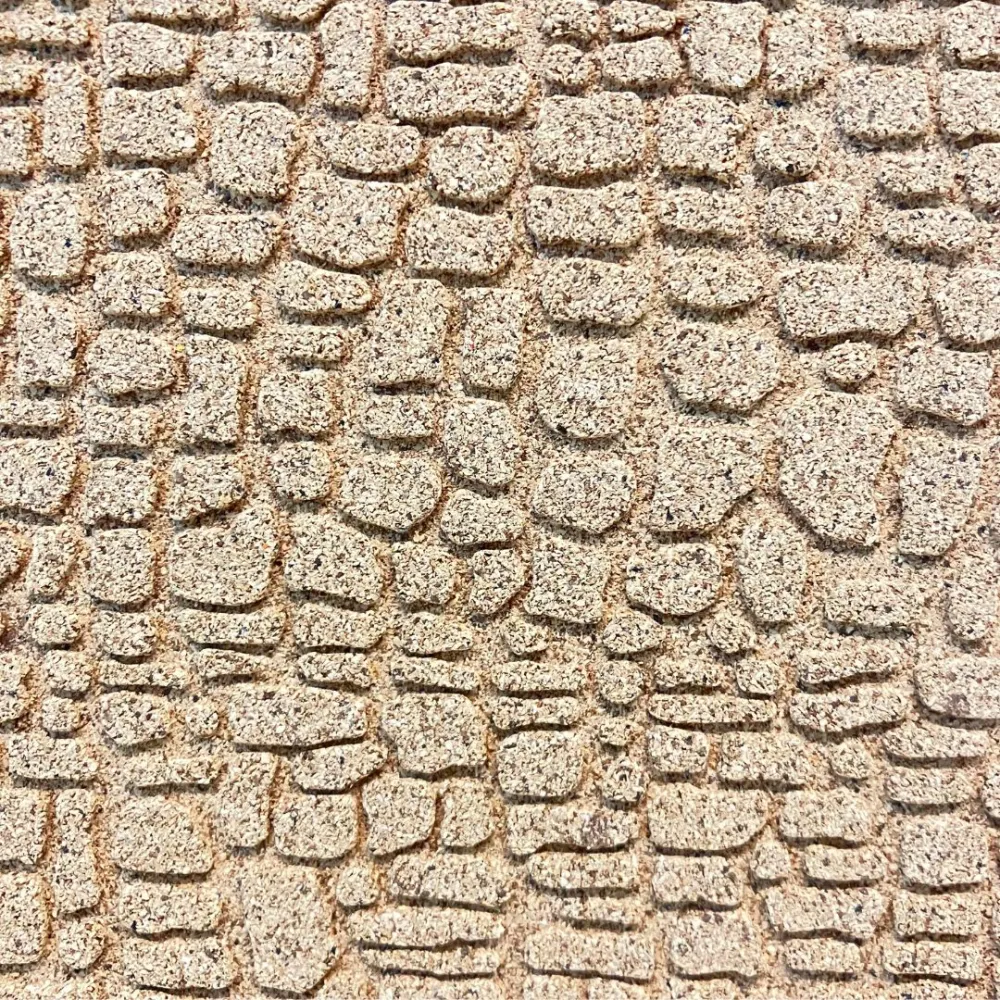 Stone-Pattern Cork Panel