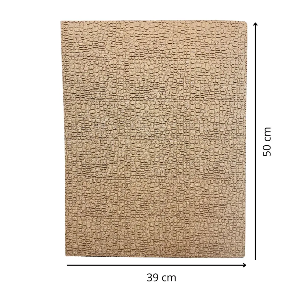 Stone-Pattern Cork Panel