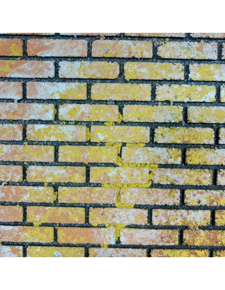 Pannello sughero colorato effetto mattoni