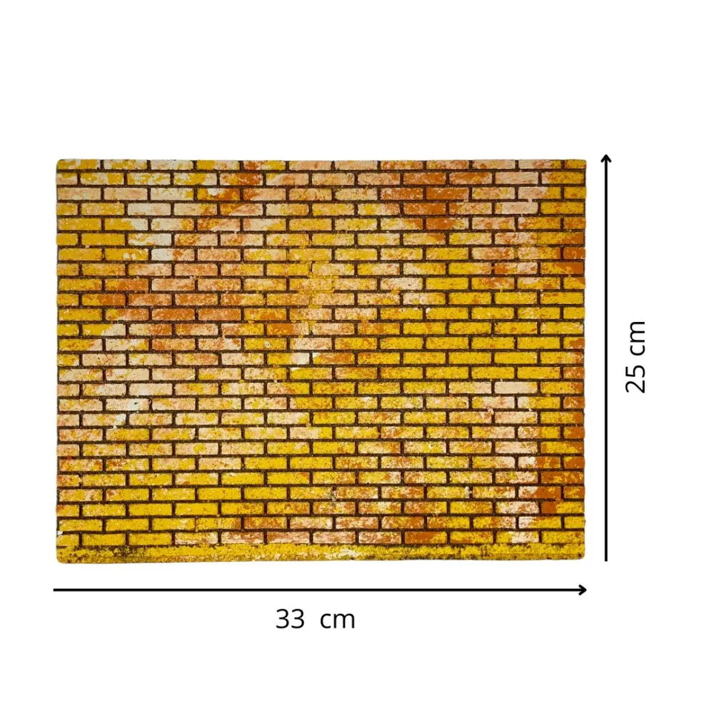 Colored Brick-Effect Cork Panel