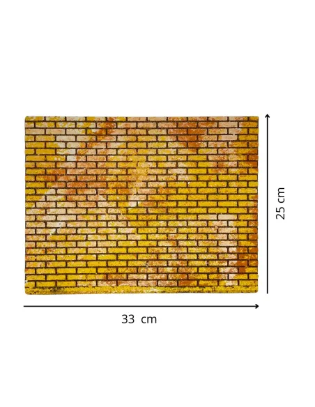 Colored Brick-Effect Cork Panel