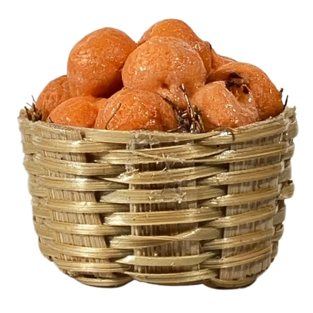 Basket with Oranges for 12–15 cm Nativity Figures