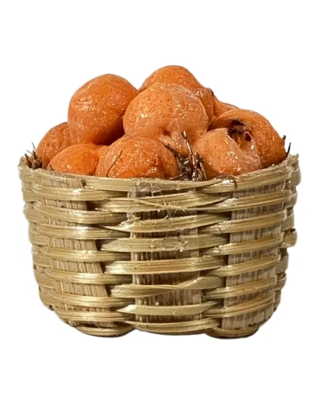 Cesto con arance per statue da 12-15 cm