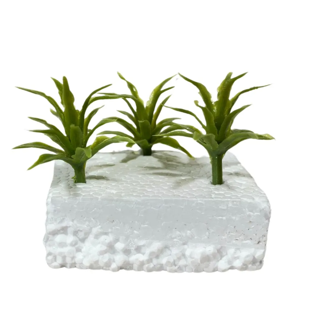 Set of 3 agave plants for 6–12 cm Nativity figures