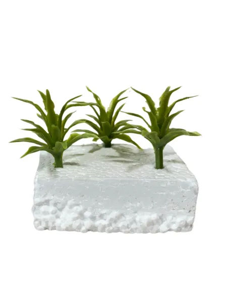 Set of 3 agave plants for 6–12 cm Nativity figures
