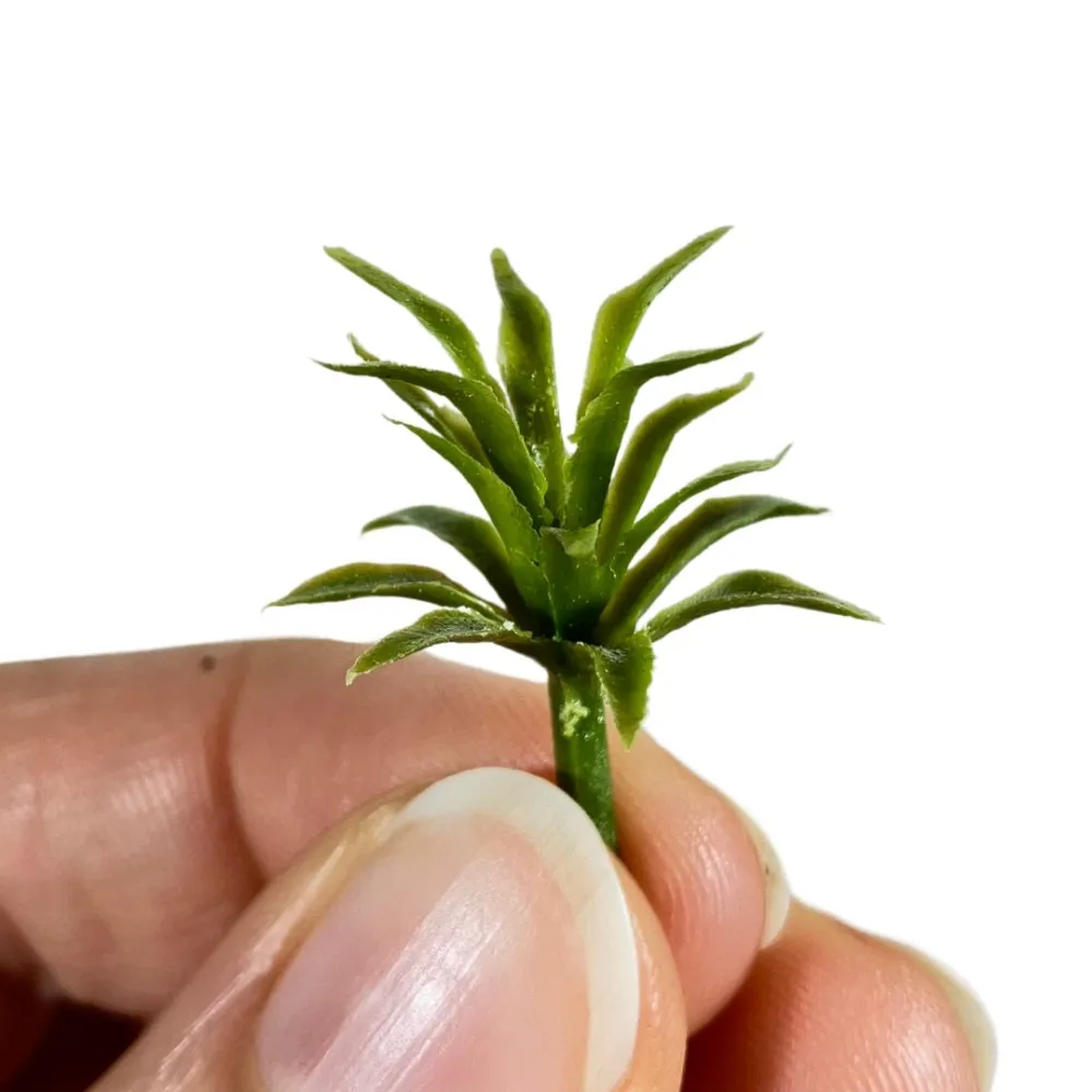 Set of 3 agave plants for 6–12 cm Nativity figures