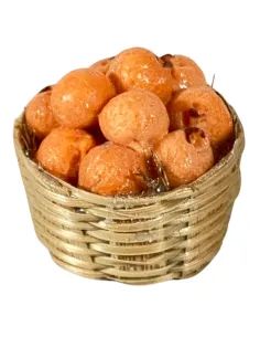 Basket with Oranges for 12–15 cm Nativity Figures