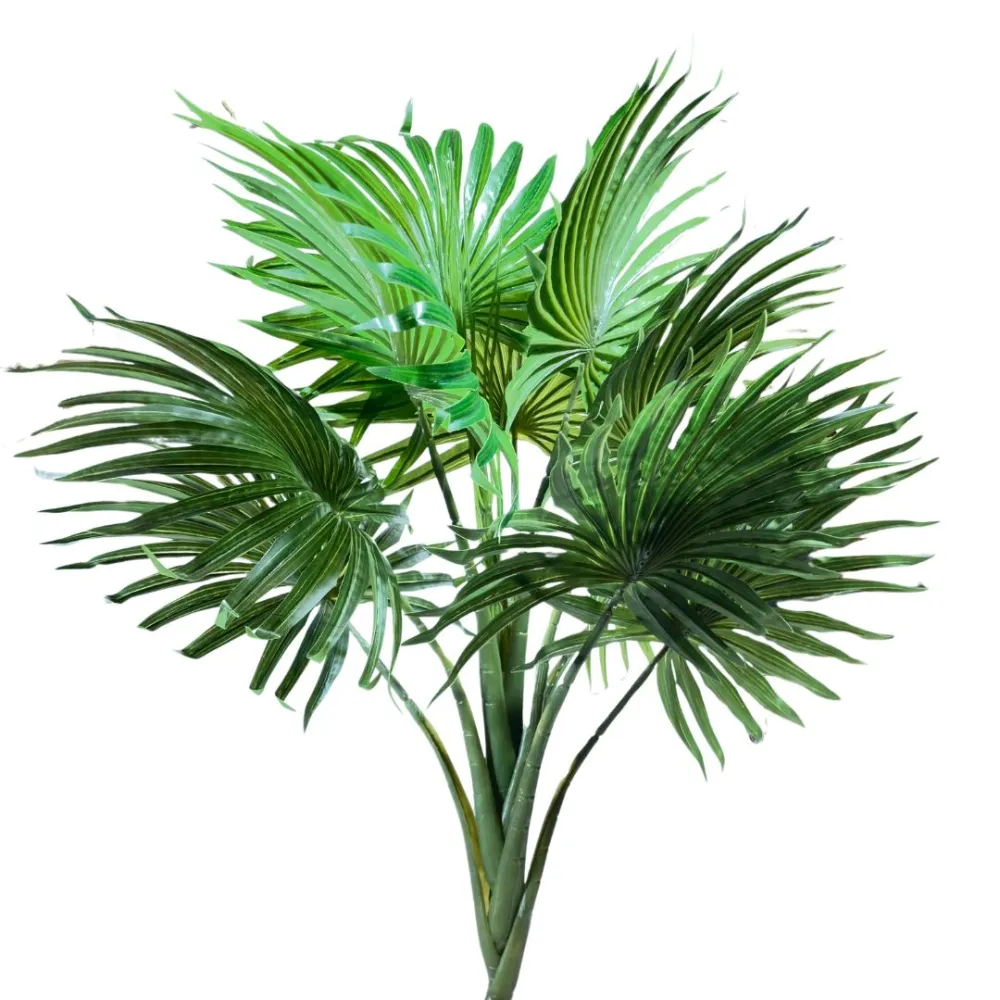 Wide-leaf PVC palm