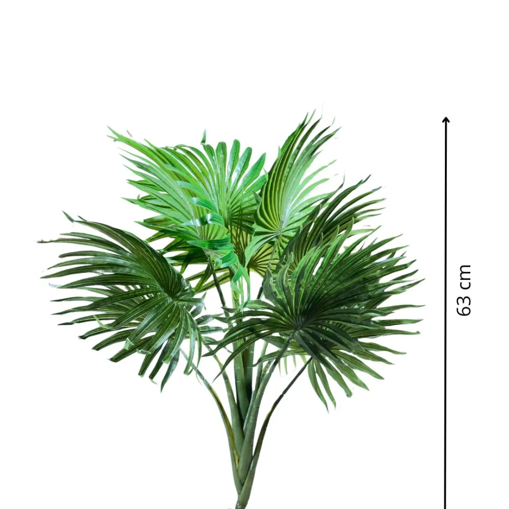 Wide-leaf PVC palm