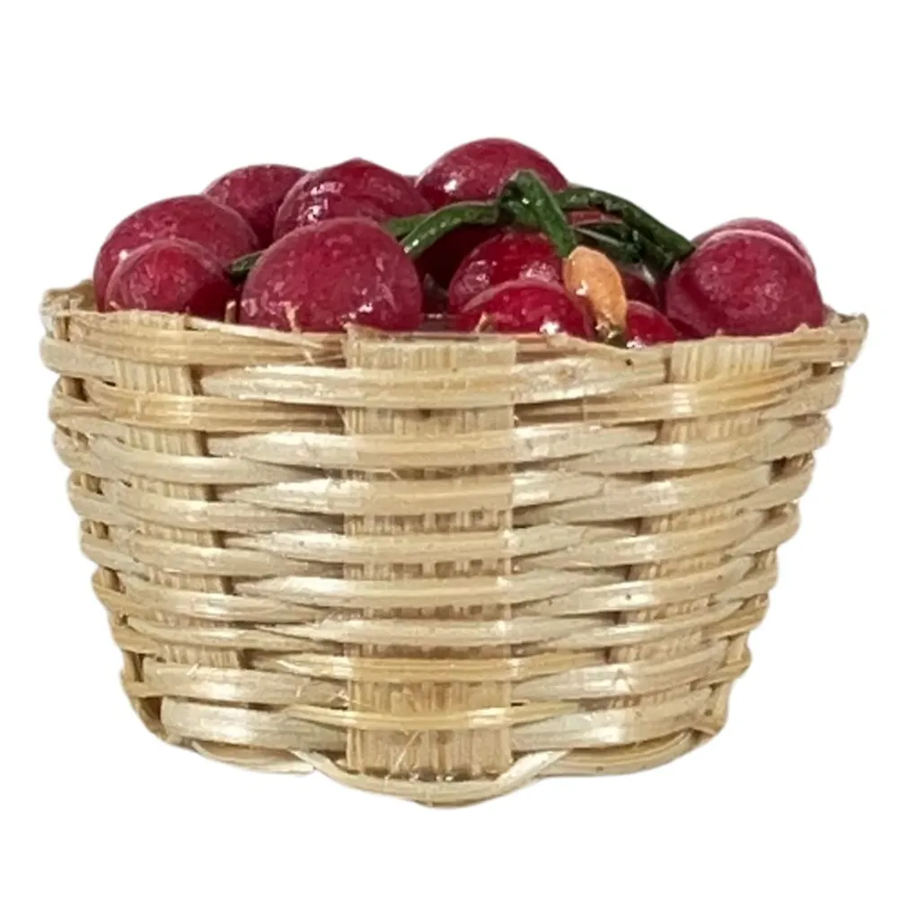 Basket with Cherries for 12–15 cm Nativity Figures