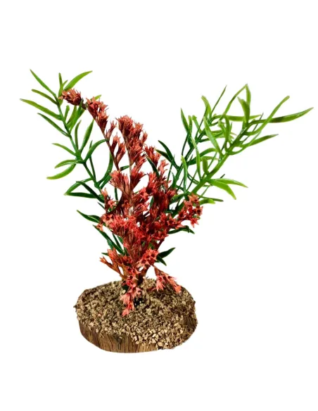 Bush with red flowers for 10–20 cm Nativity figures