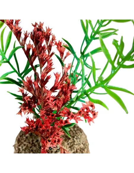 Bush with red flowers for 10–20 cm Nativity figures