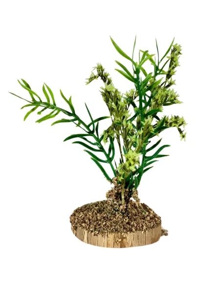 Bush with green flowers for 10–20 cm Nativity figures