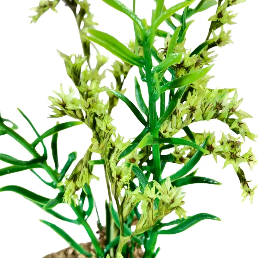 Bush with green flowers for 10–20 cm Nativity figures