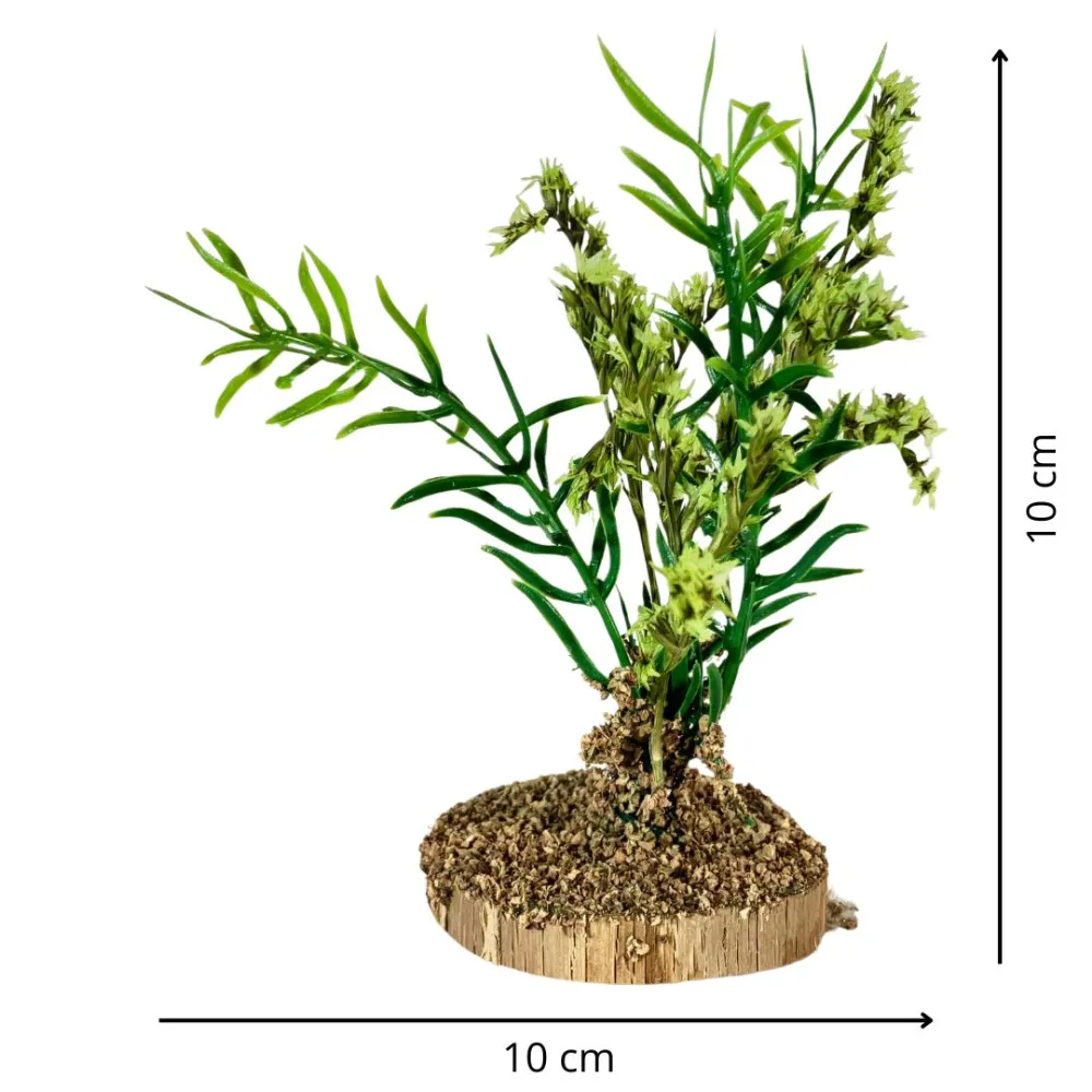 Bush with green flowers for 10–20 cm Nativity figures