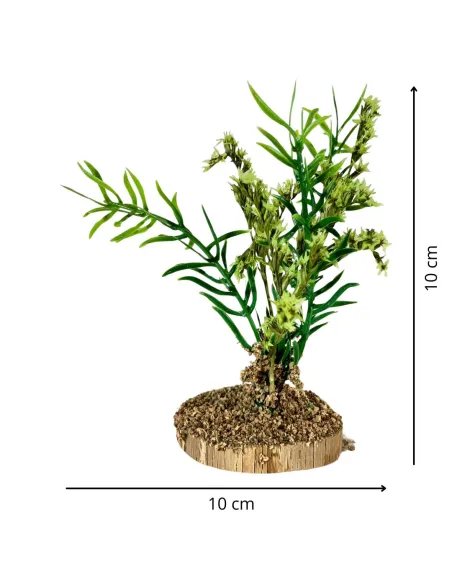 Bush with green flowers for 10–20 cm Nativity figures