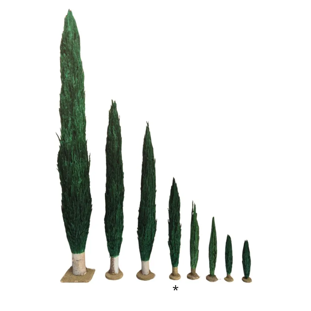 Cypress tree with trunk for 12–15 cm Nativity figures