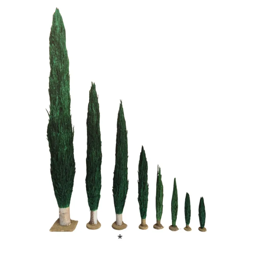 Cypress tree with trunk for 15–20 cm Nativity figures