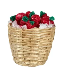 Cesto con fragole per statue da 12-15 cm 2