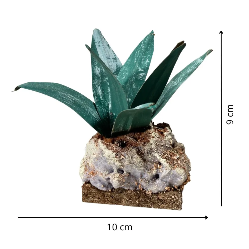 Dark green agave for 20–30 cm Nativity figures