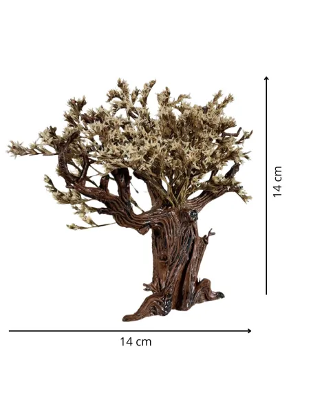 Albero con fiori per statue da 8 cm