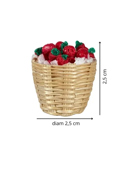 Basket with Strawberries for 12–15 cm Nativity Figures
