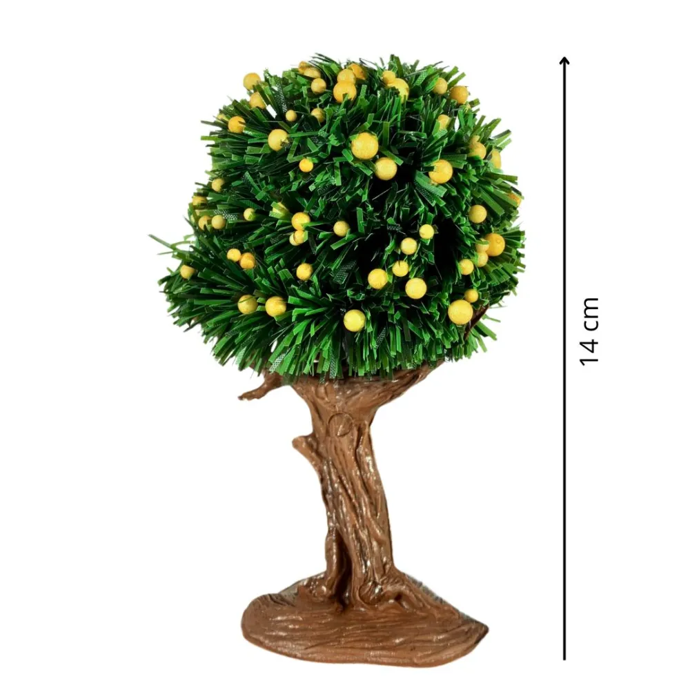 Lemon tree for 8–10 cm Nativity figures