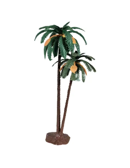 Double date palm in PVC for 8–10 cm Nativity figures