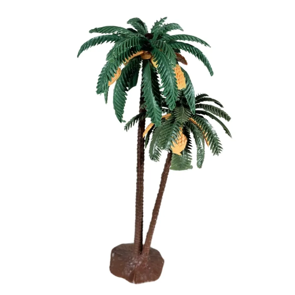 Double date palm in PVC for 8–10 cm Nativity figures