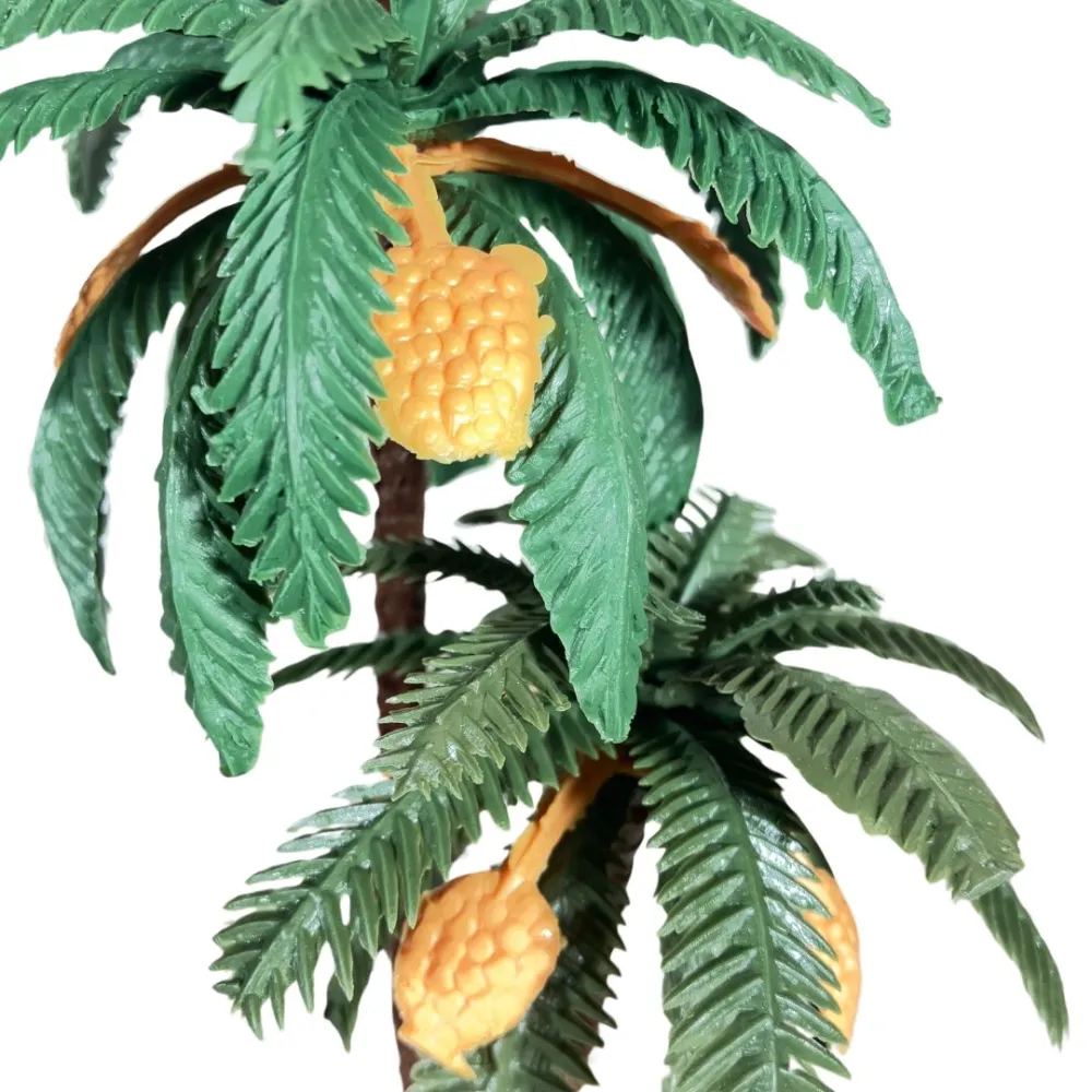 Double date palm in PVC for 8–10 cm Nativity figures