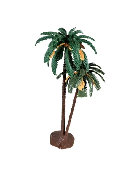 Double date palm in PVC for 12–15 cm Nativity figures