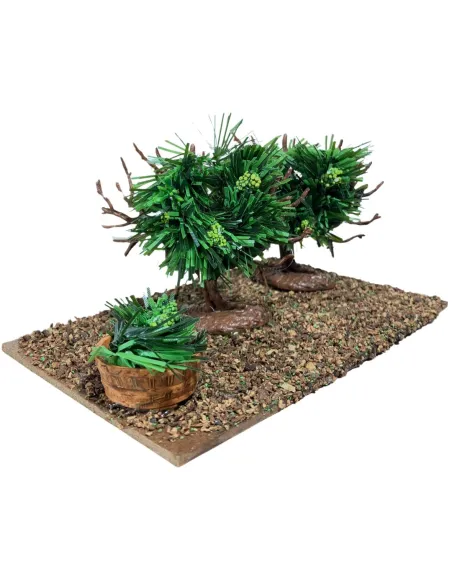 Vigneto uva bianca per statue da 8-10 cm