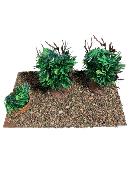 Vigneto uva bianca per statue da 8-10 cm