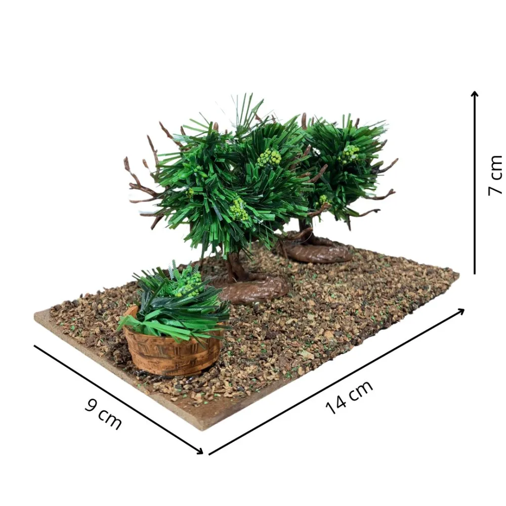 White-grape vineyard for 8–10 cm Nativity figures