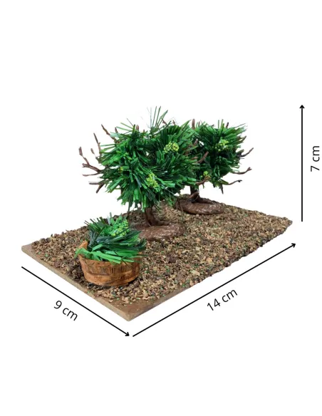 Vigneto uva bianca per statue da 8-10 cm