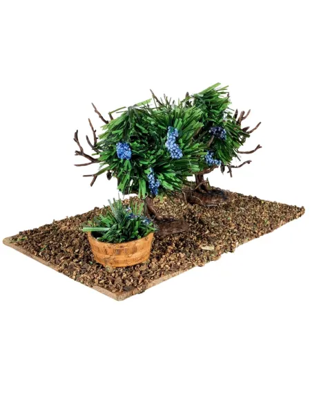Vigneto uva nera per statue da 8-10 cm