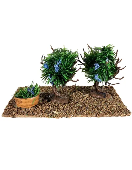 Vigneto uva nera per statue da 8-10 cm
