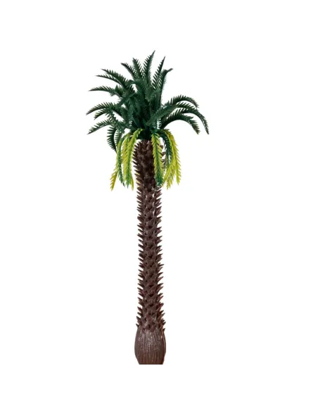 Grafted palm without base in PVC for 6–8 cm Nativity figures
