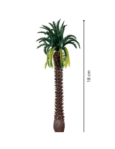 Grafted palm without base in PVC for 6–8 cm Nativity figures