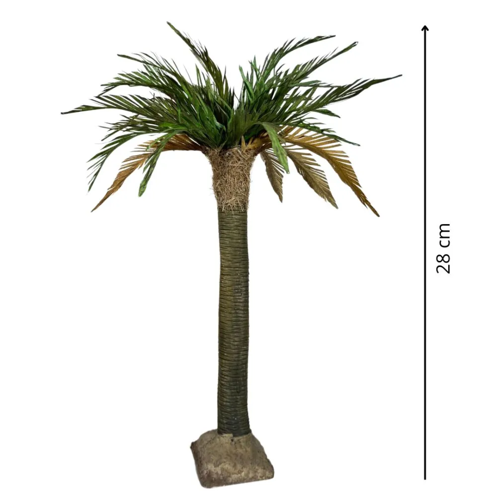 Palm tree with 25 leaves for 10–15 cm Nativity figures