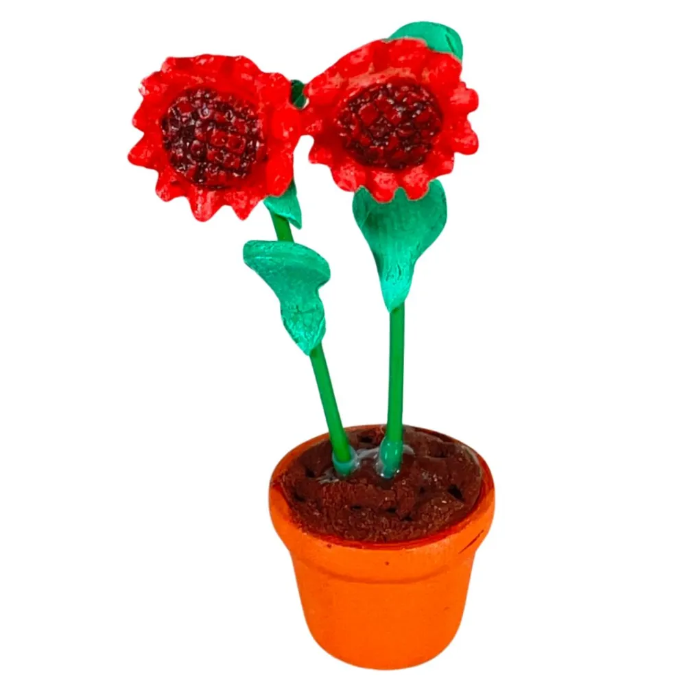 Assorted Potted Sunflowers for 20 cm Nativity Figures