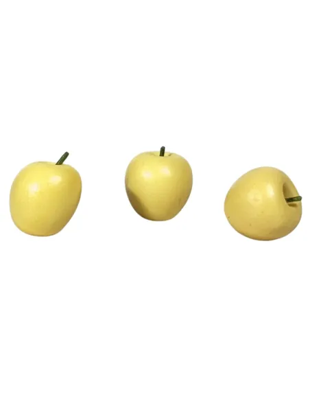 Set of 3 Yellow Apples for 30 cm Nativity Figures