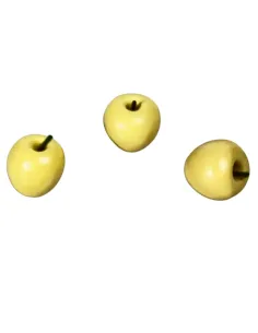 Set of 3 Yellow Apples for 30 cm Nativity Figures