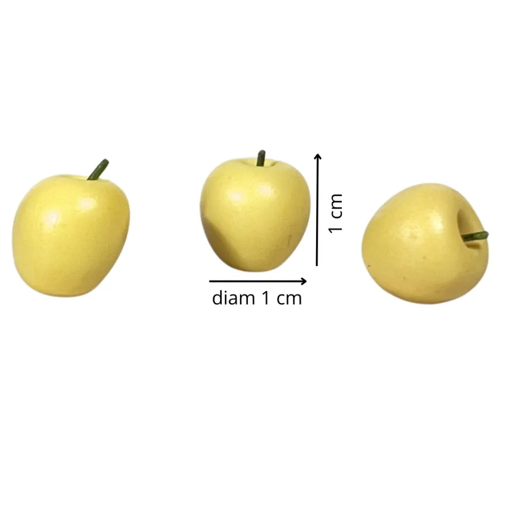 Set of 3 Yellow Apples for 30 cm Nativity Figures