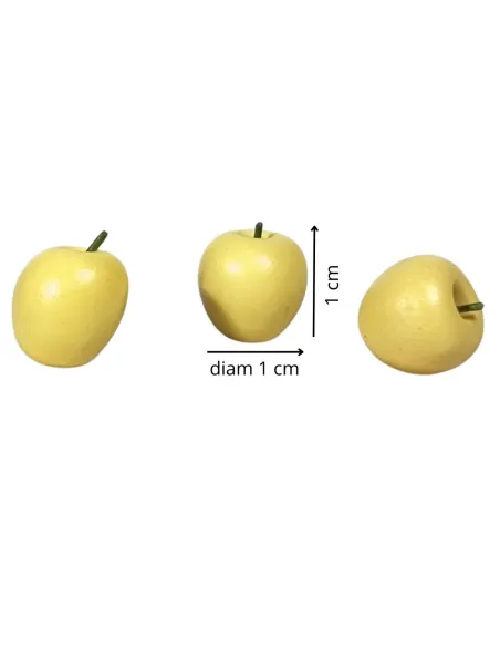Set of 3 Yellow Apples for 30 cm Nativity Figures