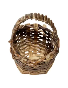 Cesto con manico in vimini per statue da 20 cm 2